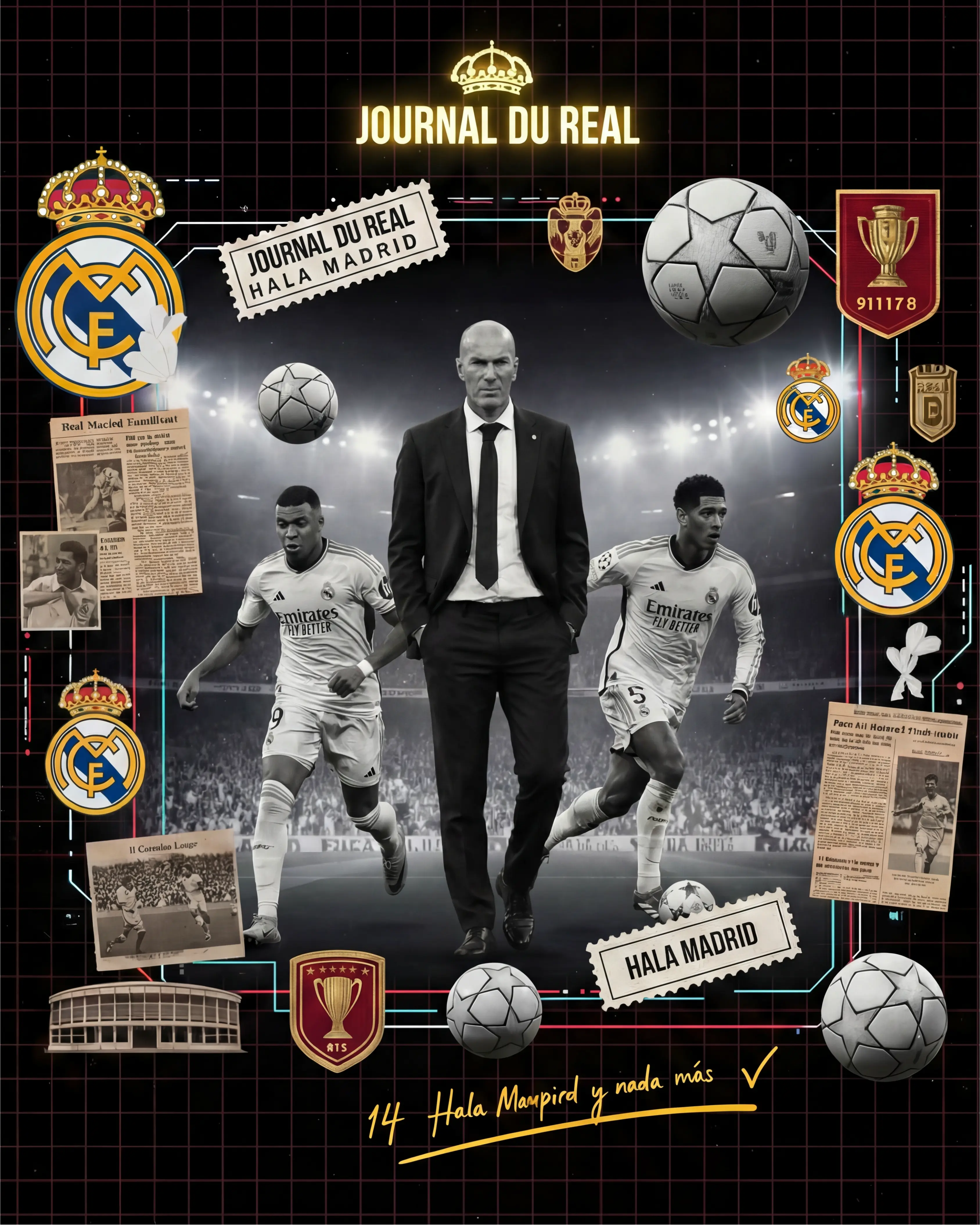 Portfolio Journal du Real — Rebranding et stratégie de marque, x3 performance posts